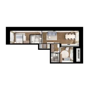 2-к квартира, вторичка, 64м2, 7/14 этаж