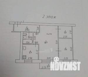 2-к квартира, вторичка, 45м2, 2/5 этаж