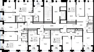 2-к квартира, вторичка, 55м2, 6/20 этаж