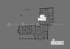 1-к квартира, строящийся дом, 46м2, 1/4 этаж