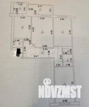 3-к квартира, вторичка, 72м2, 7/10 этаж