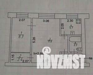 2-к квартира, вторичка, 38м2, 4/5 этаж