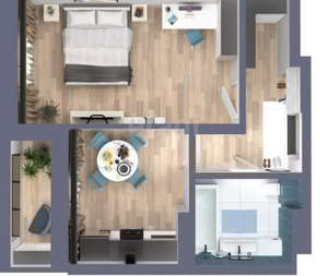 1-к квартира, вторичка, 30м2, 11/19 этаж