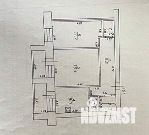 2-к квартира, вторичка, 50м2, 3/10 этаж