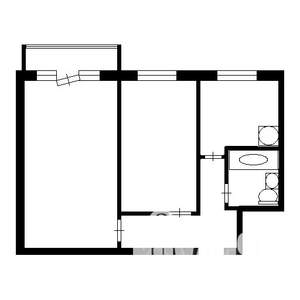 2-к квартира, вторичка, 49м2, 4/9 этаж