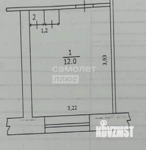 Студия квартира, вторичка, 13м2, 5/5 этаж