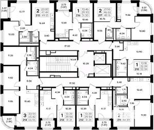 3-к квартира, вторичка, 67м2, 3/11 этаж