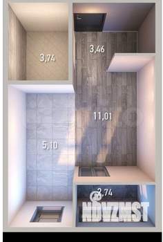 Студия квартира, вторичка, 26м2, 12/20 этаж