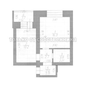 1-к квартира, вторичка, 42м2, 6/7 этаж