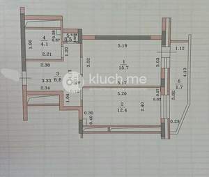 1-к квартира, вторичка, 45м2, 10/13 этаж