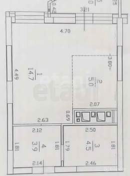Студия квартира, вторичка, 28м2, 20/23 этаж