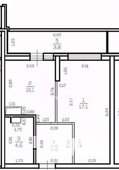 1-к квартира, сданный дом, 37м2, 9/22 этаж