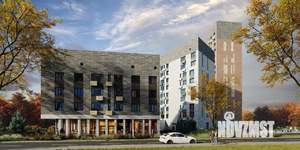 2-к квартира, строящийся дом, 59м2, 5/17 этаж