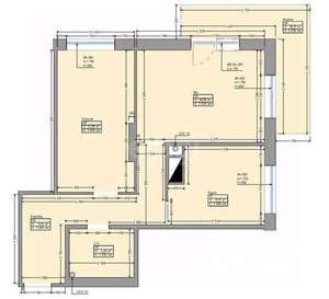 2-к квартира, вторичка, 55м2, 14/18 этаж