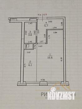 Студия квартира, вторичка, 33м2, 13/26 этаж