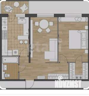 2-к квартира, вторичка, 75м2, 13/16 этаж