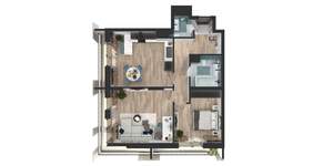 2-к квартира, вторичка, 68м2, 7/25 этаж