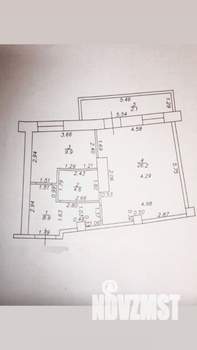 1-к квартира, вторичка, 50м2, 5/16 этаж