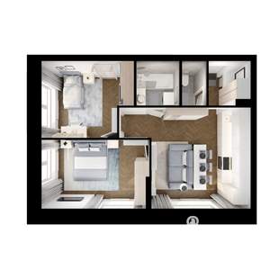 2-к квартира, вторичка, 50м2, 3/17 этаж