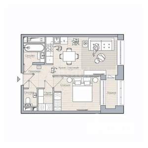 3-к квартира, вторичка, 37м2, 6/20 этаж