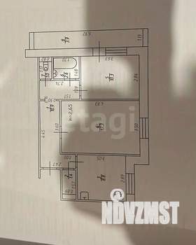 2-к квартира, вторичка, 52м2, 5/9 этаж