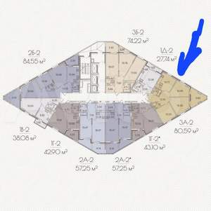 3-к квартира, вторичка, 80м2, 10/19 этаж