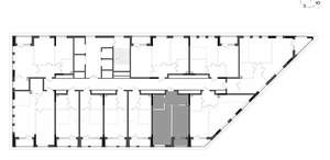 1-к квартира, вторичка, 45м2, 22/23 этаж