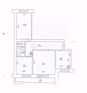 3-к квартира, вторичка, 62м2, 9/9 этаж