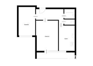 2-к квартира, вторичка, 50м2, 3/9 этаж