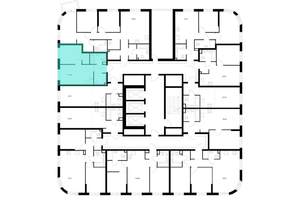 1-к квартира, вторичка, 34м2, 11/24 этаж
