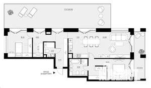2-к квартира, вторичка, 115м2, 5/5 этаж