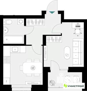 1-к квартира, вторичка, 35м2, 8/18 этаж