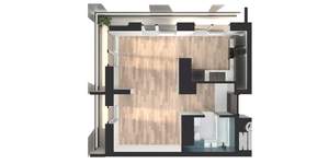 1-к квартира, вторичка, 39м2, 14/24 этаж