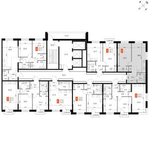 1-к квартира, вторичка, 48м2, 3/20 этаж