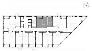 2-к квартира, вторичка, 53м2, 8/23 этаж