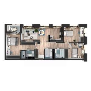 3-к квартира, вторичка, 88м2, 5/23 этаж