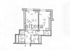 1-к квартира, вторичка, 52м2, 12/17 этаж