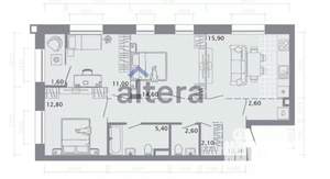3-к квартира, вторичка, 81м2, 3/8 этаж