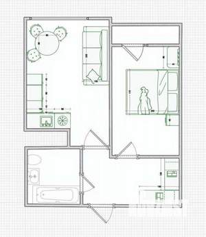 1-к квартира, вторичка, 35м2, 16/22 этаж