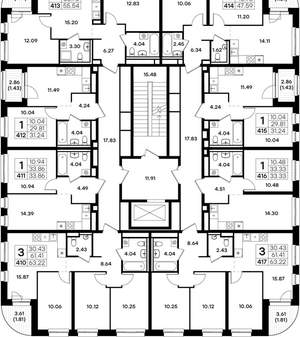 2-к квартира, вторичка, 48м2, 2/9 этаж