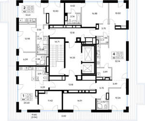 4-к квартира, вторичка, 130м2, 8/8 этаж