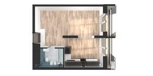 1-к квартира, вторичка, 39м2, 12/24 этаж