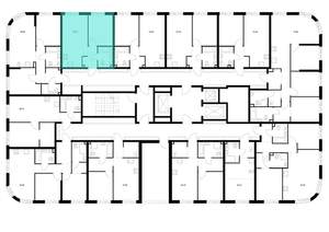1-к квартира, вторичка, 34м2, 6/24 этаж