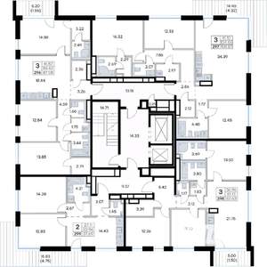 3-к квартира, вторичка, 109м2, 2/8 этаж