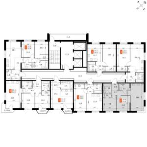 2-к квартира, вторичка, 56м2, 12/20 этаж