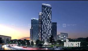 1-к квартира, строящийся дом, 36м2, 10/21 этаж