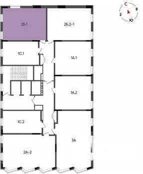 2-к квартира, вторичка, 48м2, 9/14 этаж
