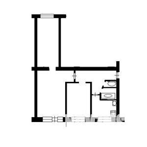 3-к квартира, вторичка, 60м2, 4/5 этаж