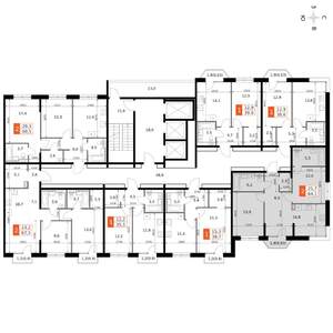 3-к квартира, вторичка, 64м2, 8/19 этаж