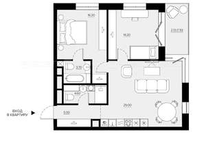2-к квартира, вторичка, 76м2, 5/5 этаж